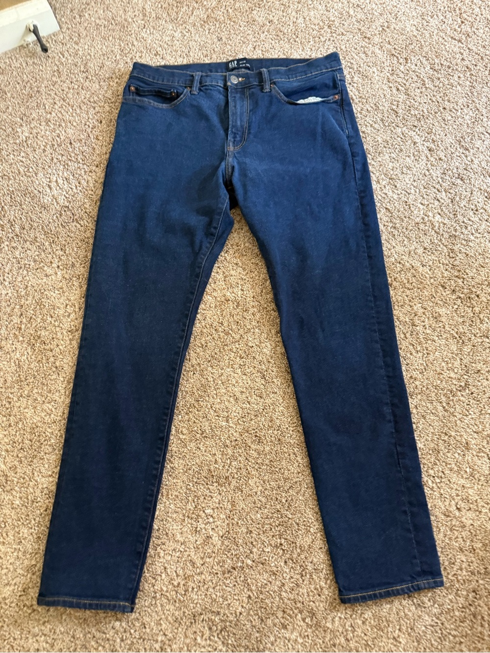 Gap Denim Slim Taper Dark Wash Jeans Men’s 34x32